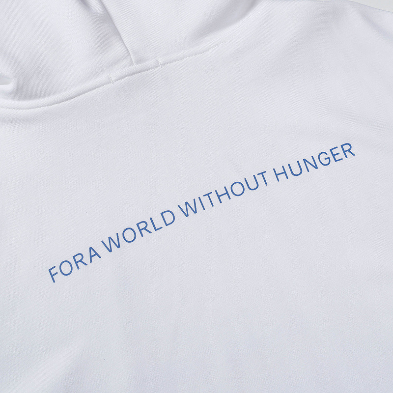 Ba*len*cia*ga x world food programme medium hoodie white