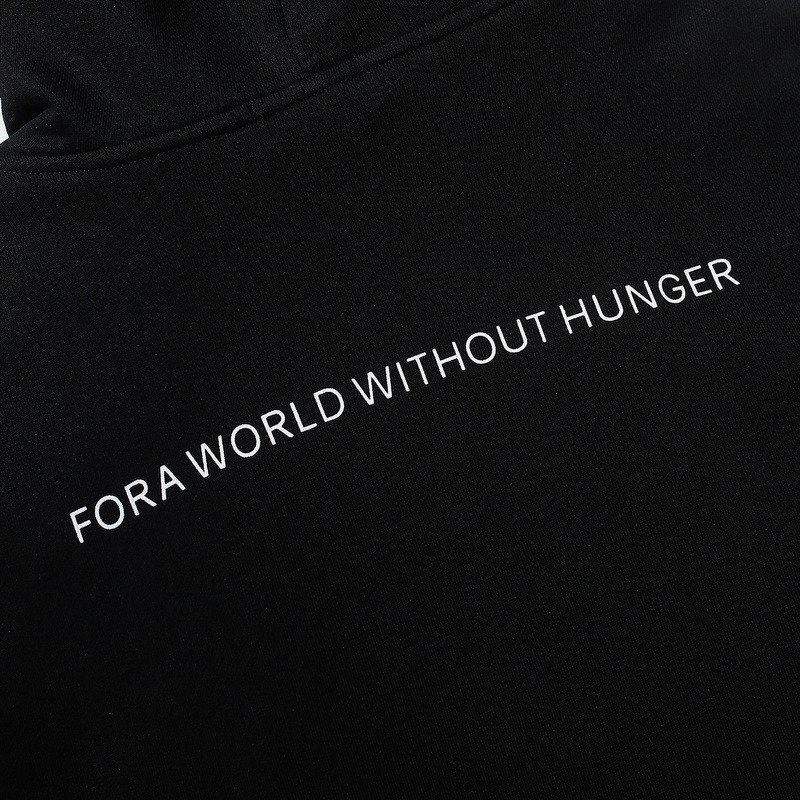 Ba*len*cia*ga x world food programme medium hoodie black