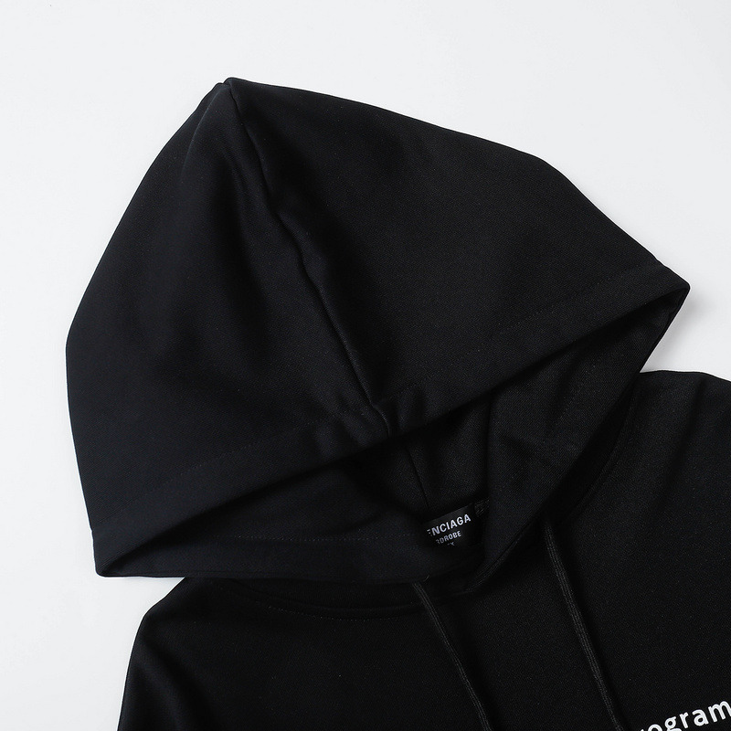 Ba*len*cia*ga x world food programme medium hoodie black