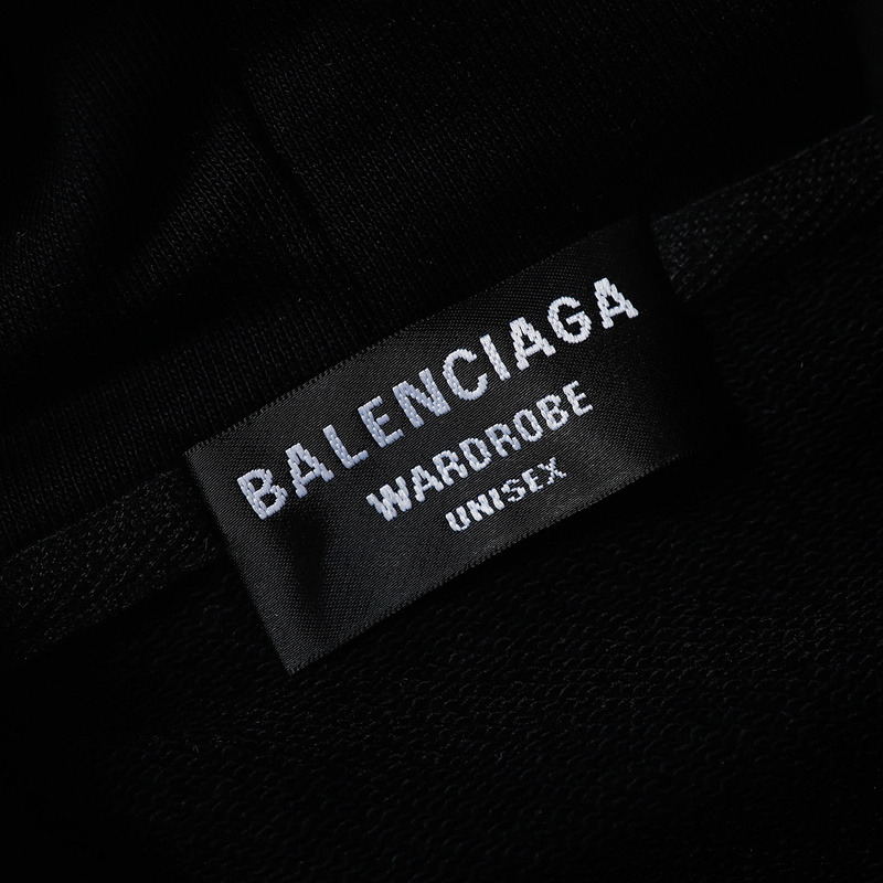 Ba*len*cia*ga x world food programme medium hoodie black