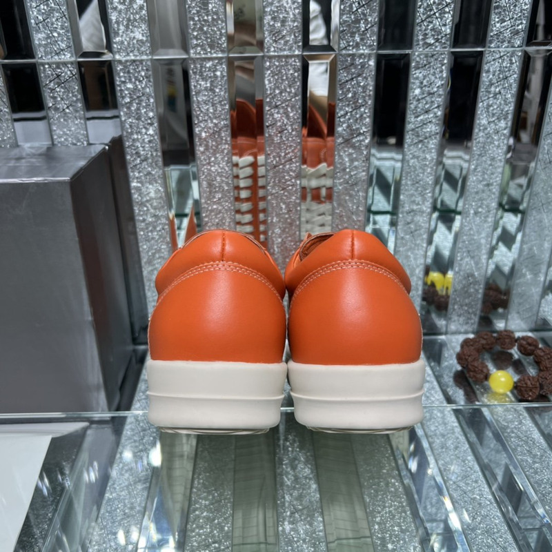 Rick Owens  Vintage Low Sneaker Orange & White