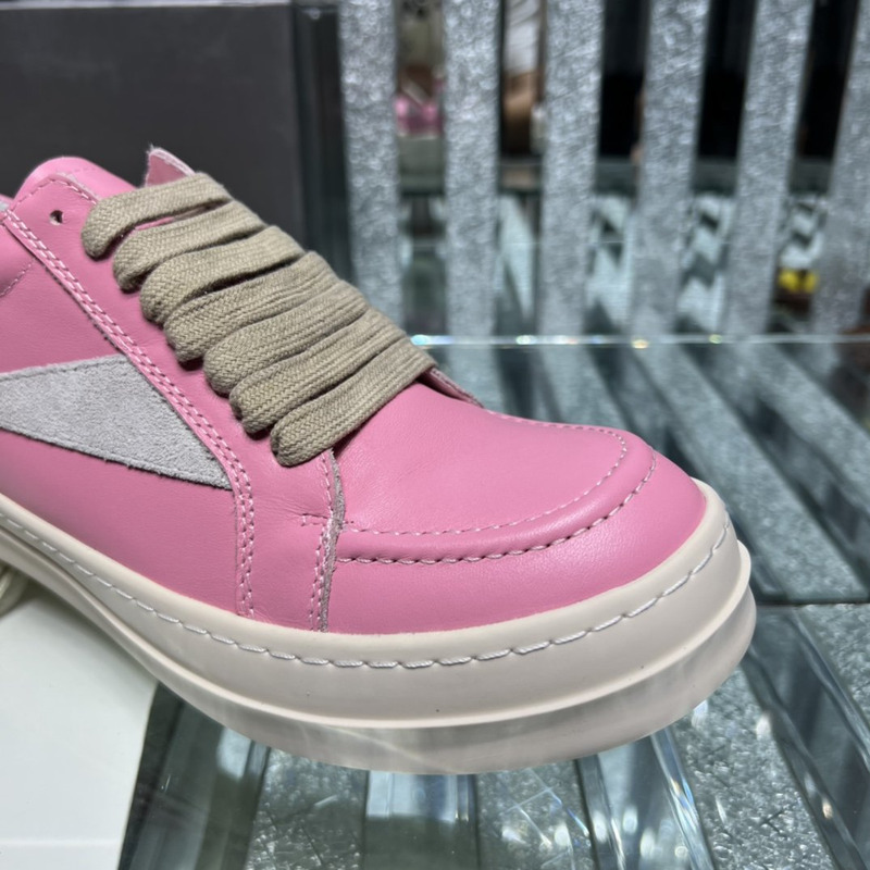 Rick Owens Vintage Low Sneaker Pink & Grey