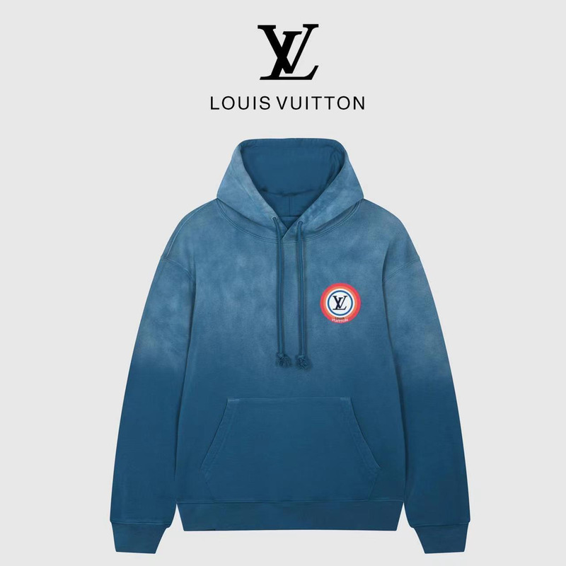 l**is V*t*n logo hoodie blue