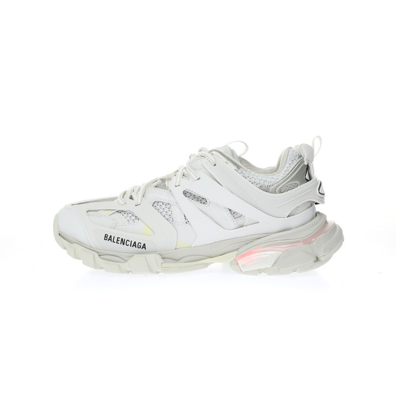 Ba*len*cia*ga track led sneakers white and multicolor