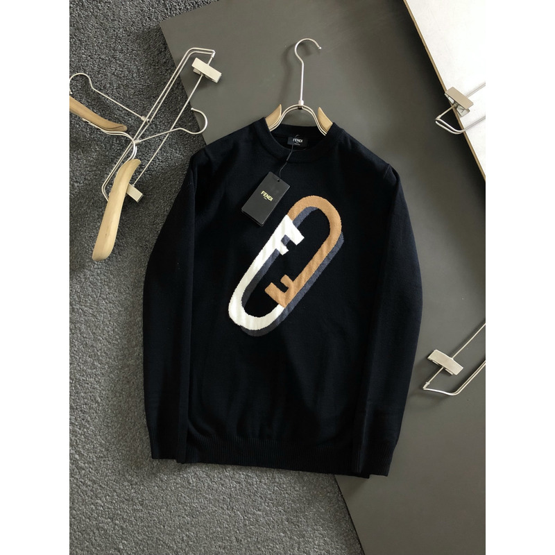 F**di ff logo lock hoodie black