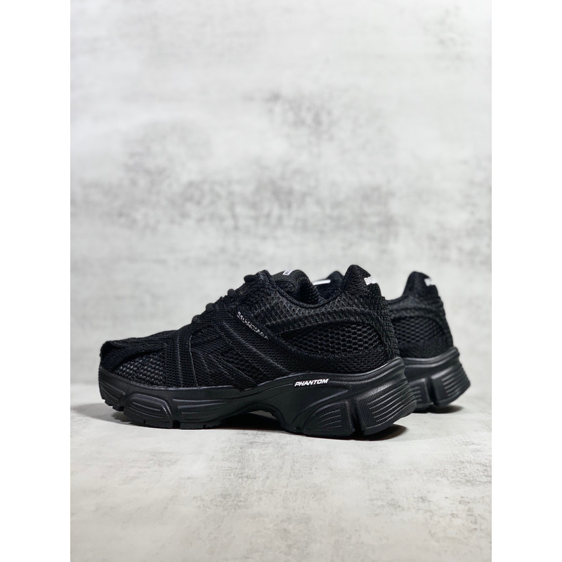 Ba*len*cia*ga phantom mesh-paneled sneakers black