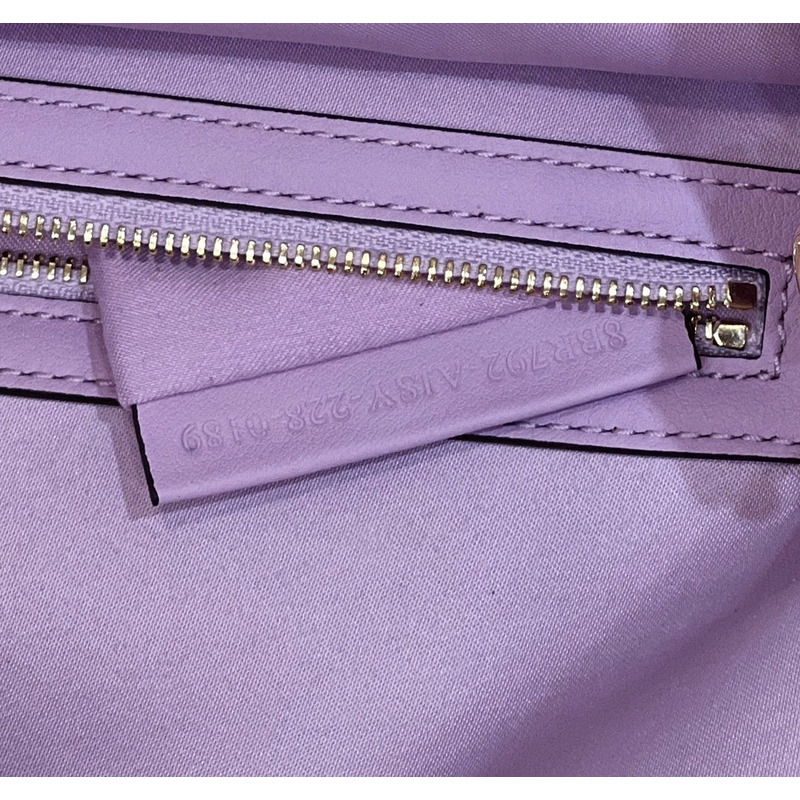 F**di baguette 1997 leather and sequinned bag purple