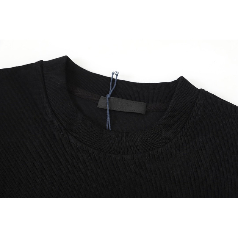 Pra*a wool and re-nylon sweater black