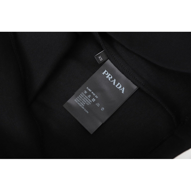 Pra*a wool and re-nylon sweater black