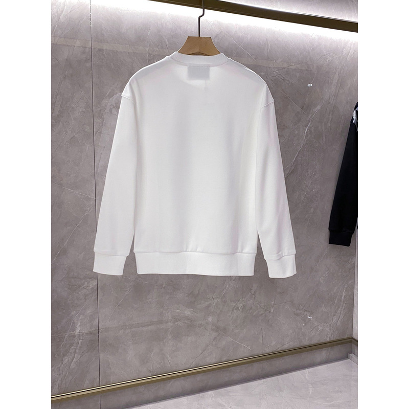 Edition Tiger Hotfix Rhinestone Sweatshirt White