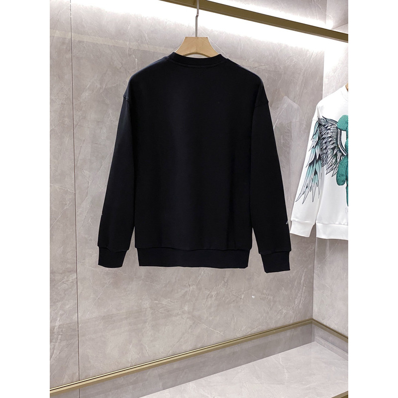 Edition Bear Hotfix Rhinestone Sweatshirt Black