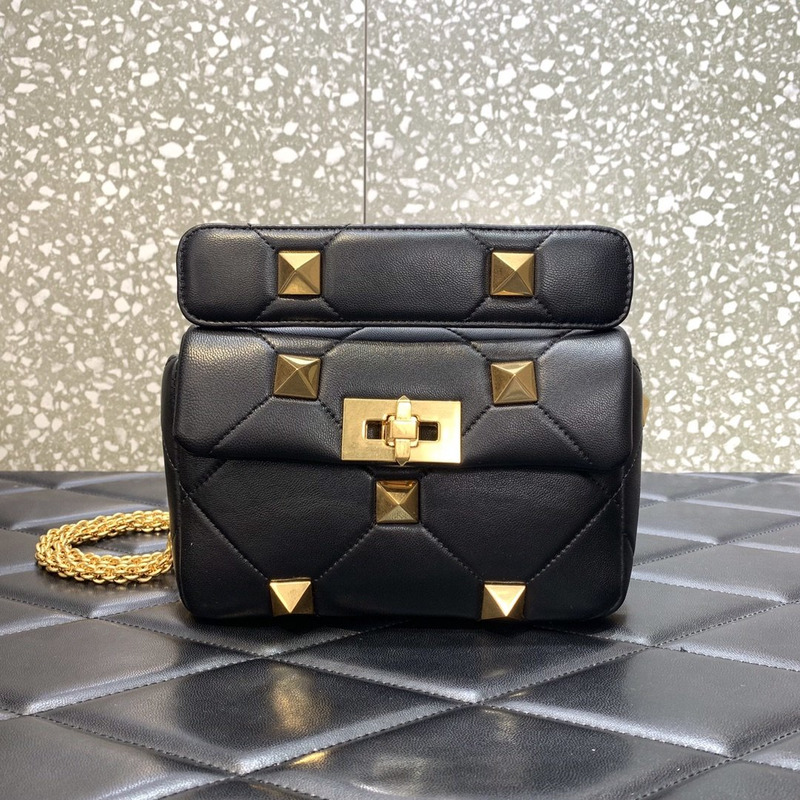 Valentino Garavani Roman Stud Bag Black