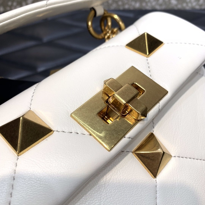 Valentino Garavani Roman Stud Bag White