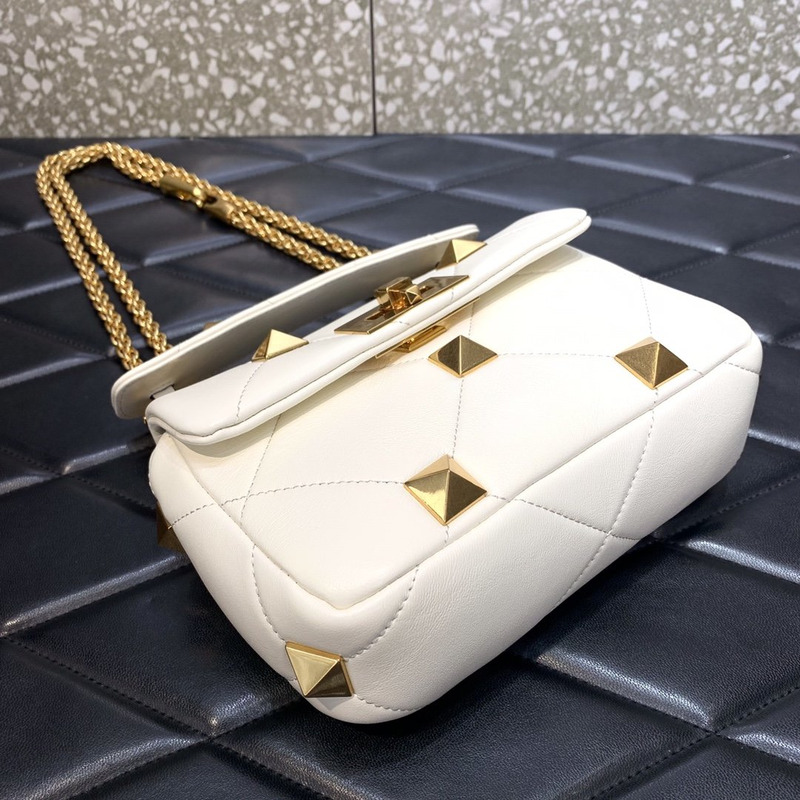 Valentino Garavani Roman Stud Bag White