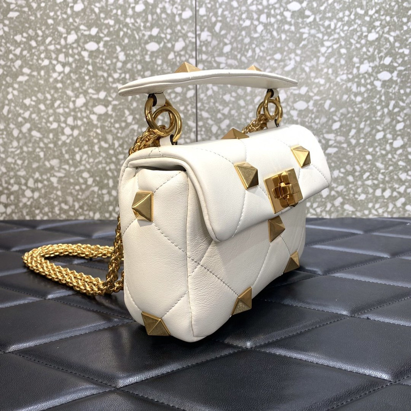 Valentino Garavani Roman Stud Bag White