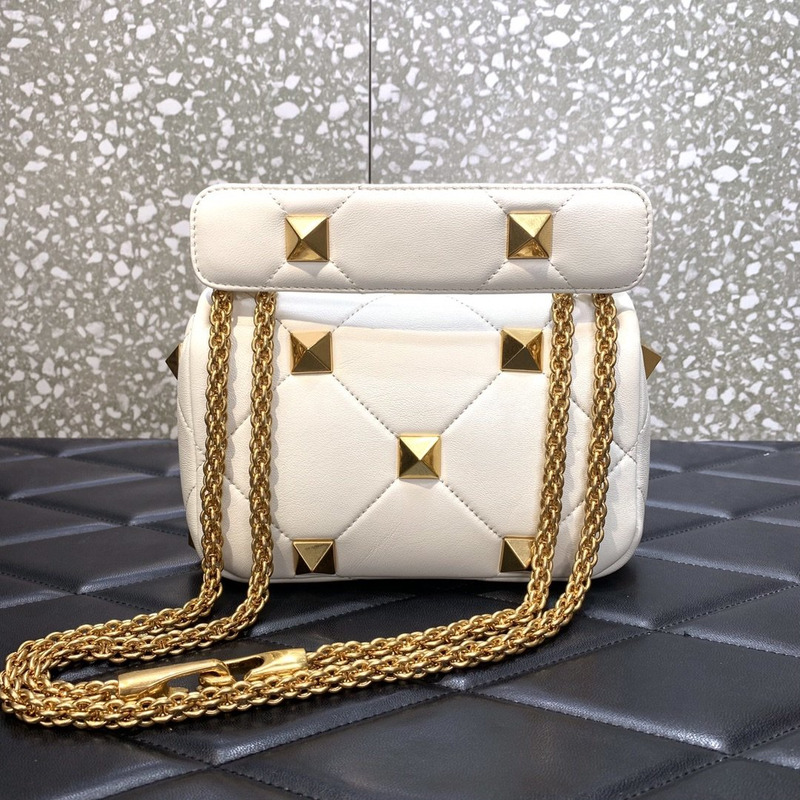 Valentino Garavani Roman Stud Bag White