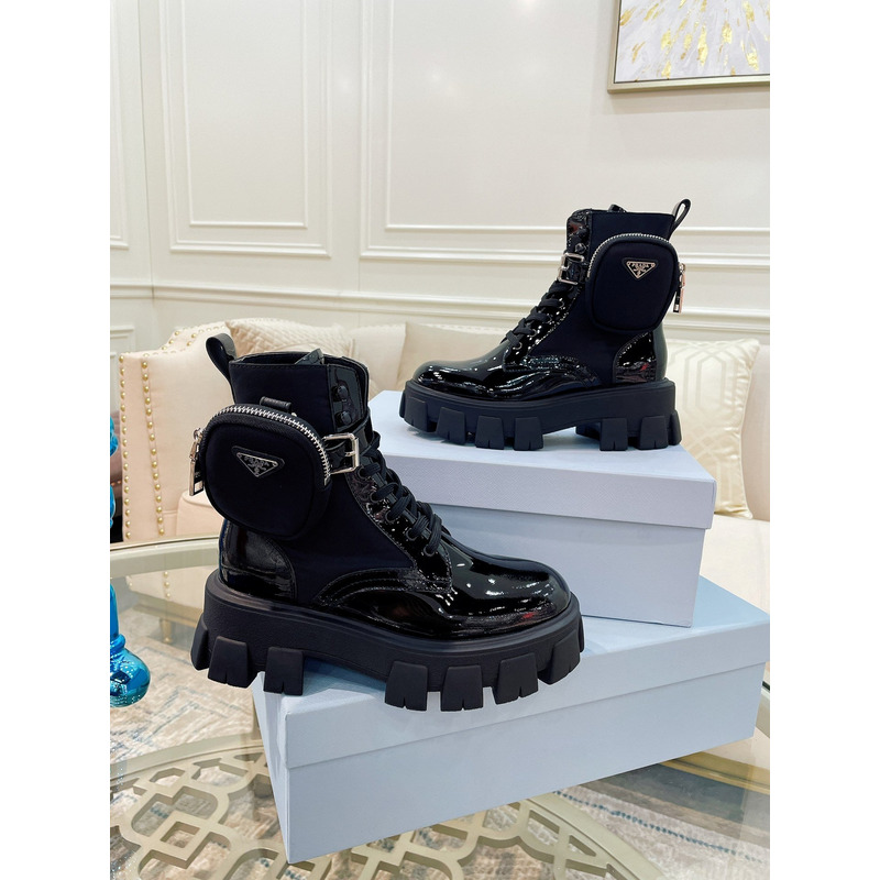 Pra*a monolith combat boots black