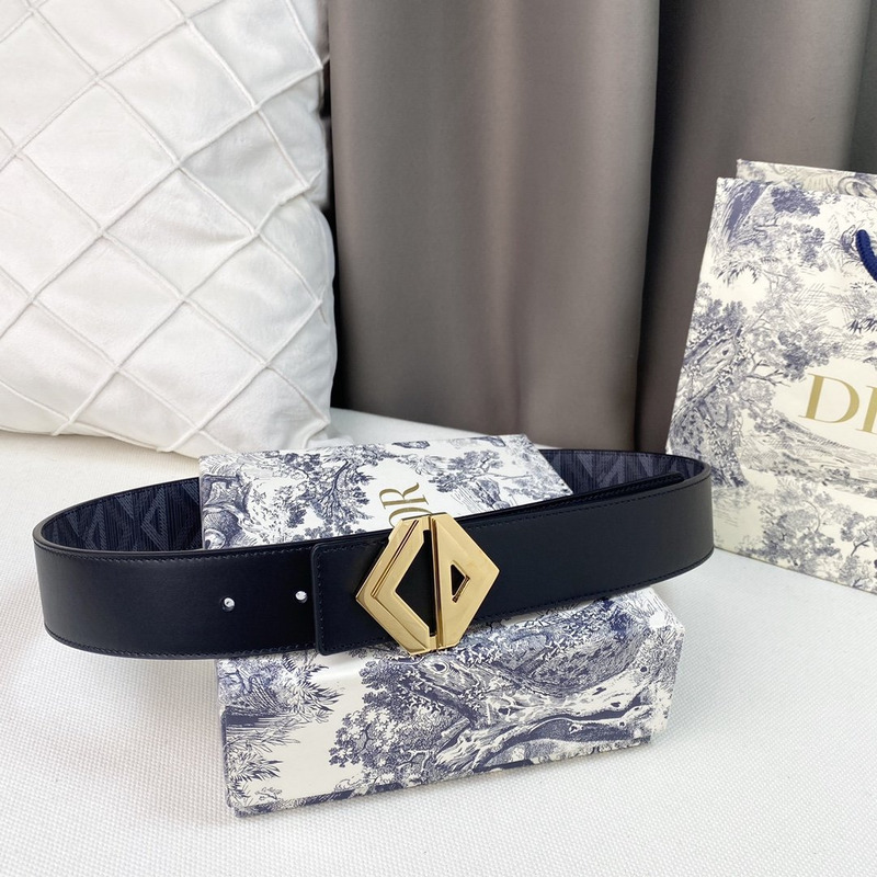 D*or black cd diamond canvas and smooth calfskin gold