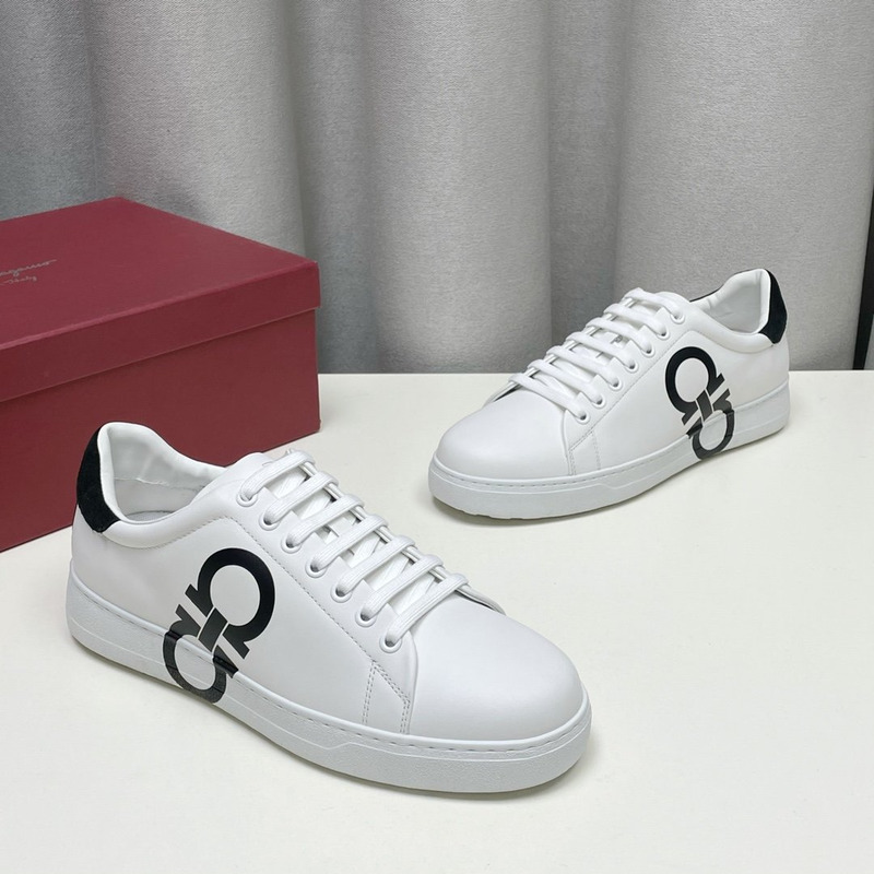 Ferragamo Gancini Lace-up Sneakers