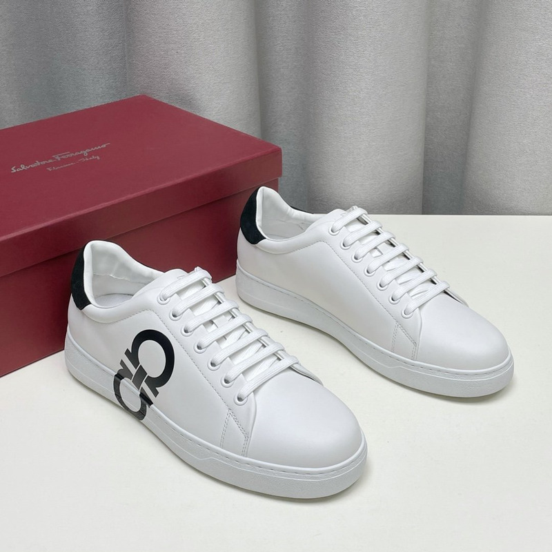 Ferragamo Gancini Lace-up Sneakers