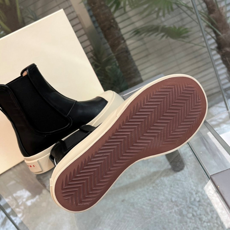 Marni Pablo Chelsea Boots Black