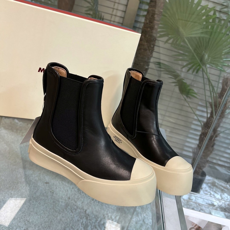 Marni Pablo Chelsea Boots Black