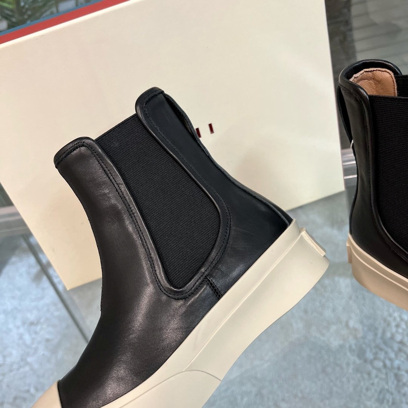 Marni Pablo Chelsea Boots Black