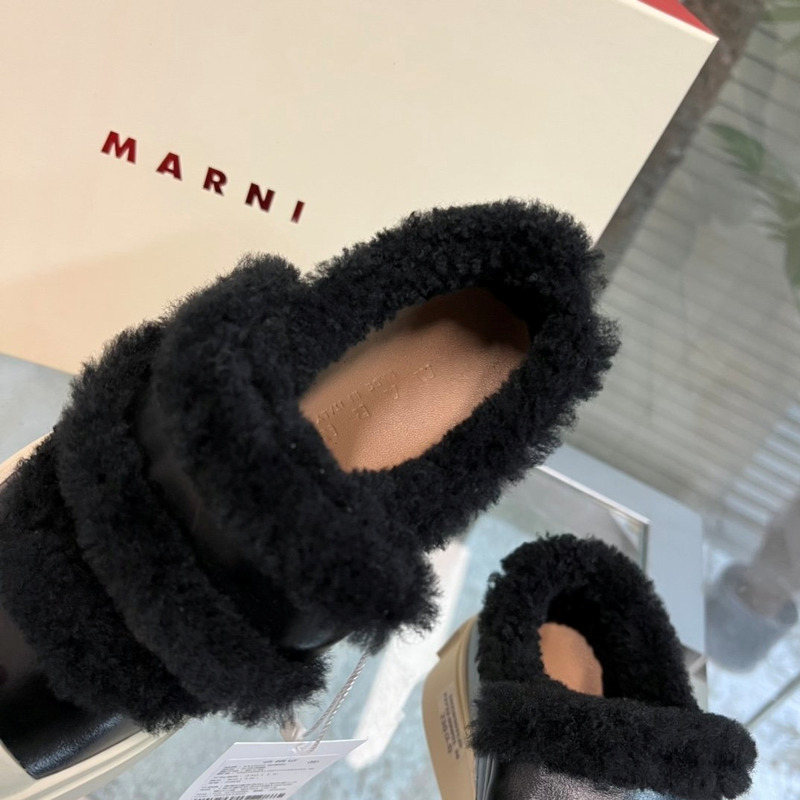 Marni Pablo Mary Jane Sneaker Black