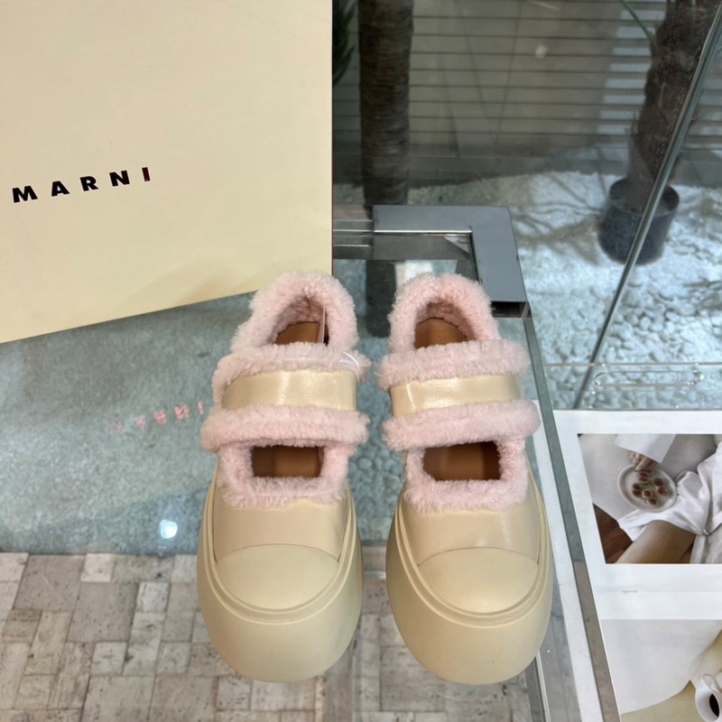 Marni Pablo Mary Jane Sneaker Pink Sand