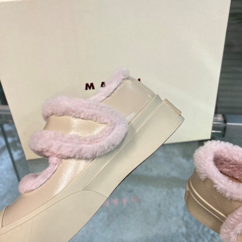 Marni Pablo Mary Jane Sneaker Pink Sand