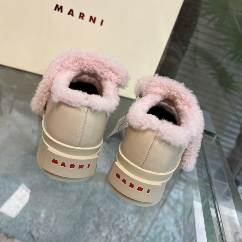 Marni Pablo Mary Jane Sneaker Pink Sand