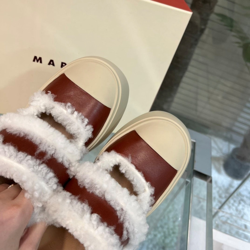 Marni Pablo Mary Jane Sneaker Burgundy