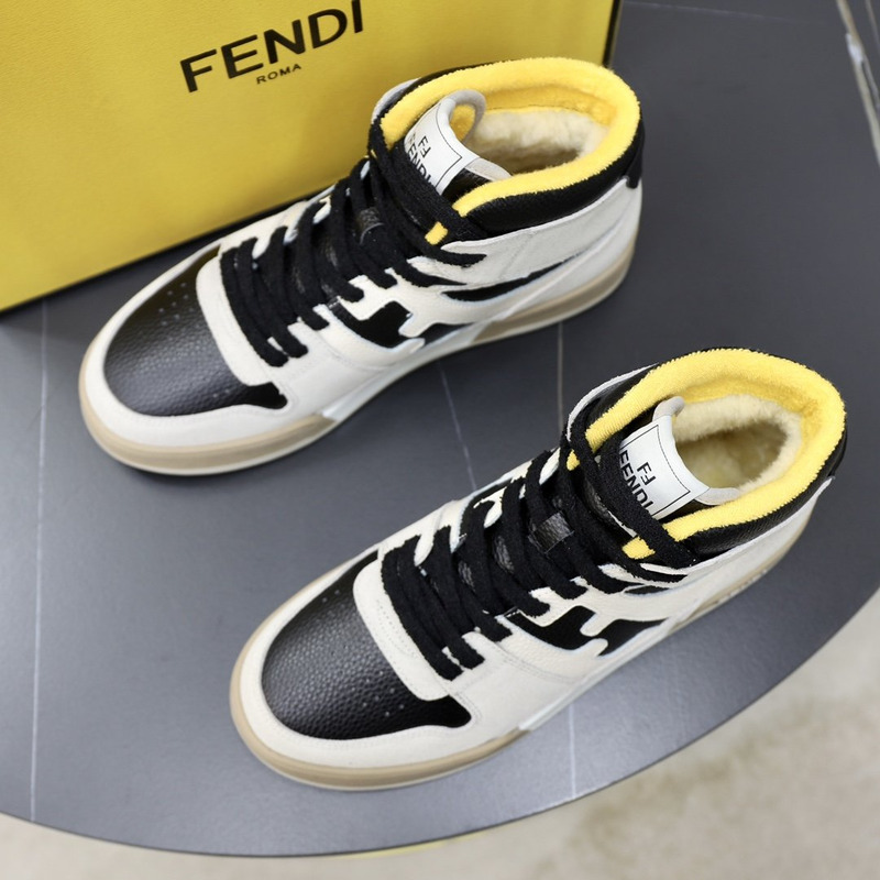 F**di match sneakers black