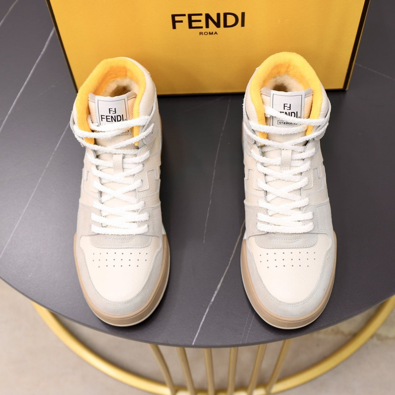 F**di match sneakers white