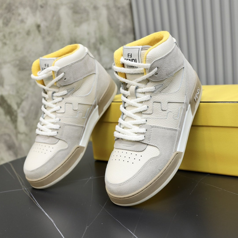 F**di match sneakers white