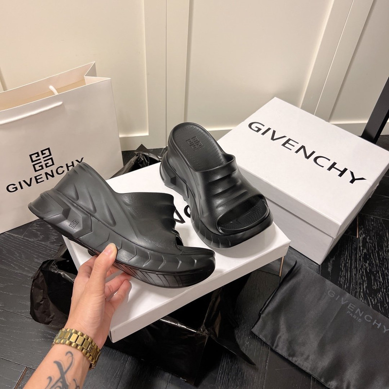 Givenchy Marshmallow Heeled Sandals Black