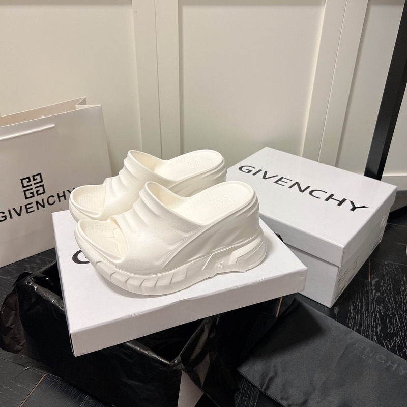 Givenchy Marshmallow Heeled Sandals White