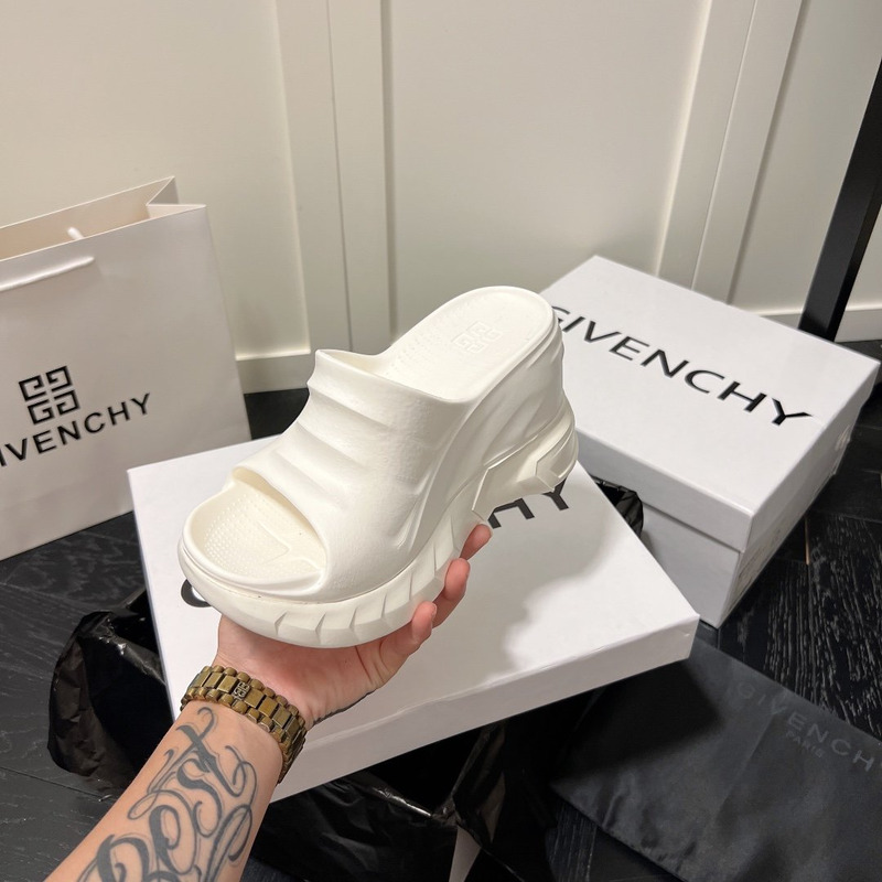 Givenchy Marshmallow Heeled Sandals White