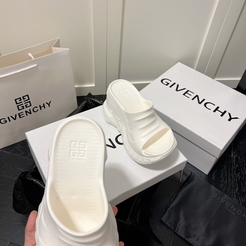 Givenchy Marshmallow Heeled Sandals White