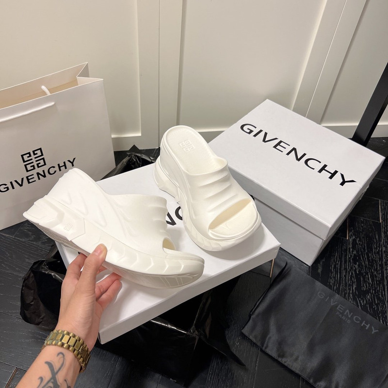 Givenchy Marshmallow Heeled Sandals White