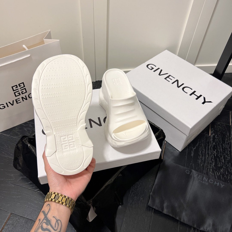 Givenchy Marshmallow Heeled Sandals White