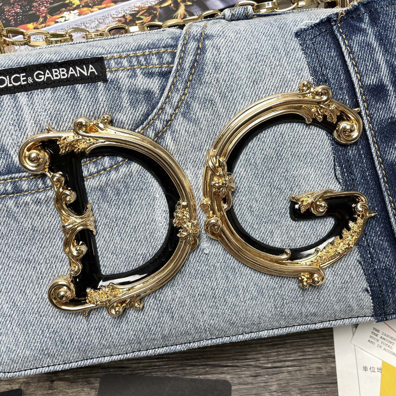 Dolce & Gabbana DG Girls Denim Shoulder Bag