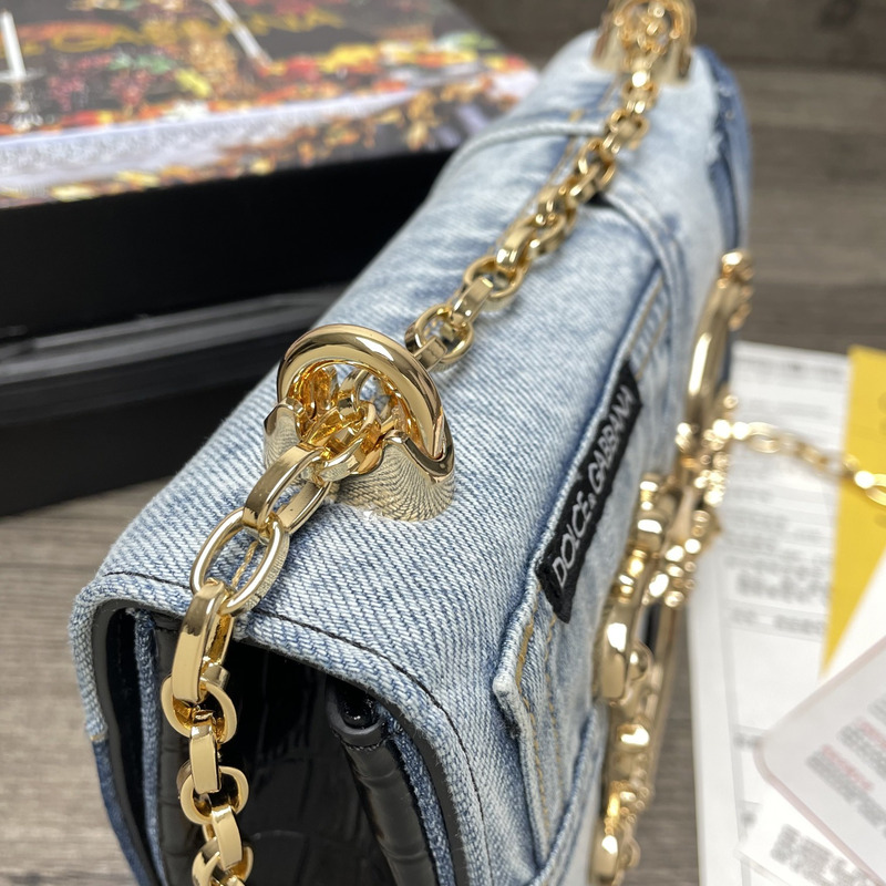 Dolce & Gabbana DG Girls Denim Shoulder Bag