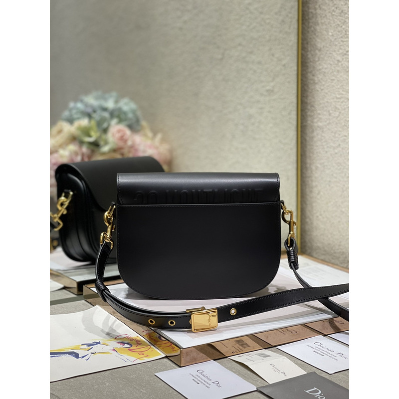 D*or meidum D*or bobby bag black box calfskin