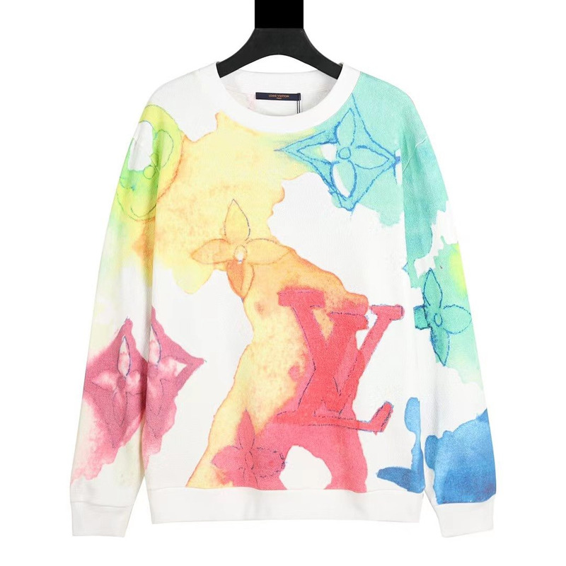 l**is V*t*n ink print sweatshirt