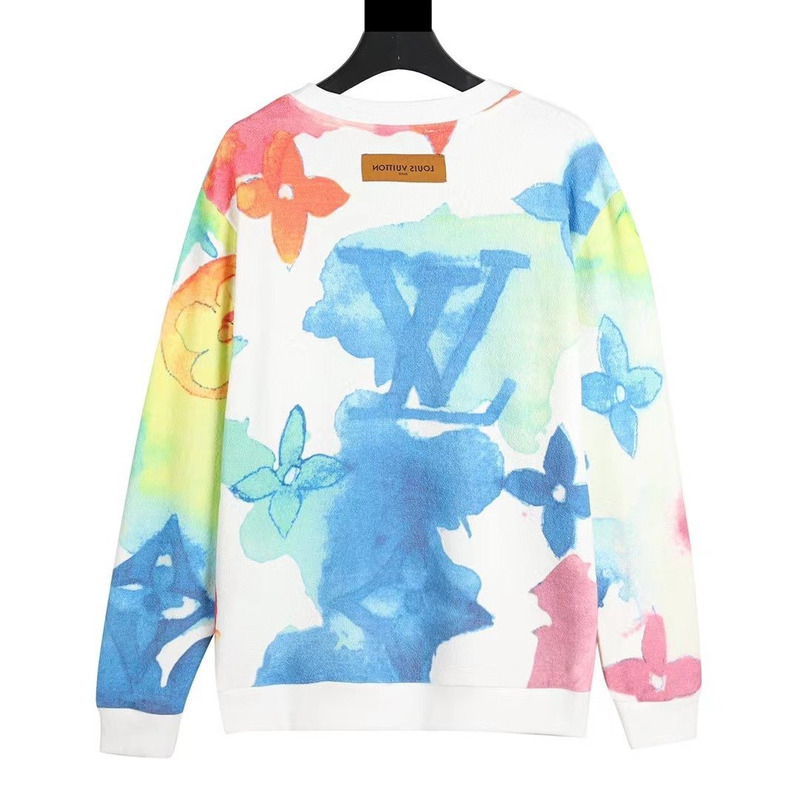 l**is V*t*n ink print sweatshirt