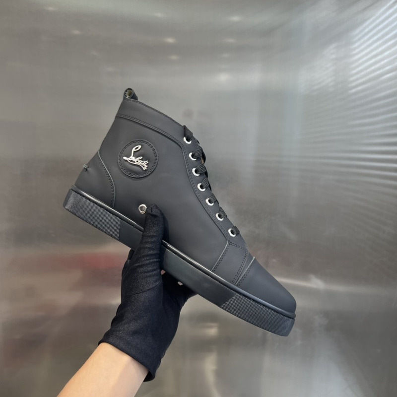 Ch**an louboutin l**is high-top sneaker black