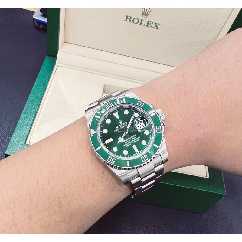 Rolex Submariner Hulk All Green Watches With 3135 Movement