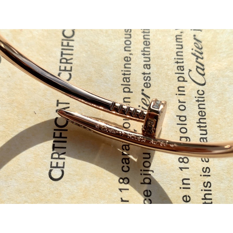 Cartier Juste un Clou Diamond Bracelets Rose Gold