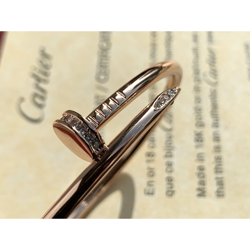 Cartier Juste un Clou Diamond Bracelets Rose Gold